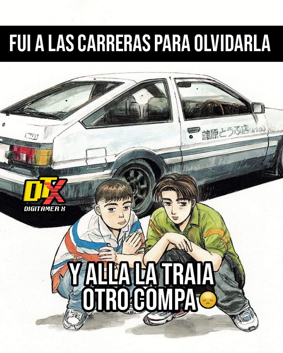 DigitamerX's tweet image. 🔵 No me importa, yo rapido

#initiald #initialdmemes #anime