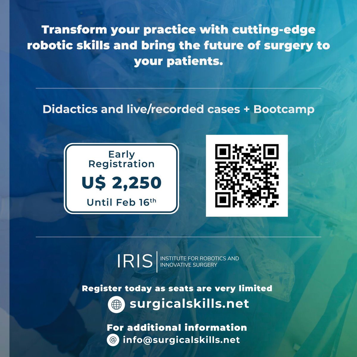 Endoscopic Sleeve Gastroplasty Bootcamp April 18-19, 2025 
Registration link

surgicalskills.net