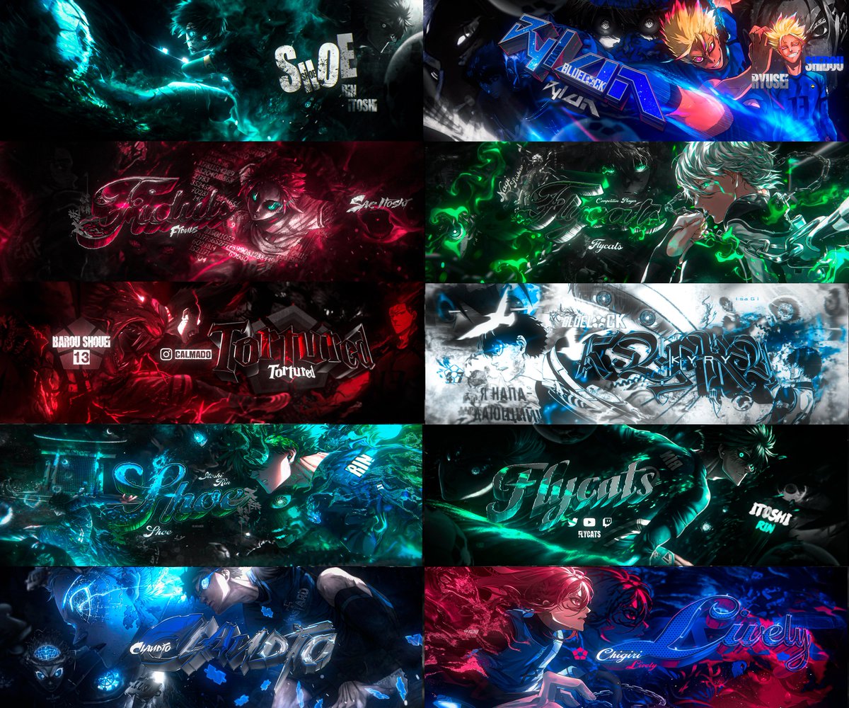 zharrr_berkut's tweet photo. Blue Lock Collection 🎨 https://t.co/nYAUJXyMaS