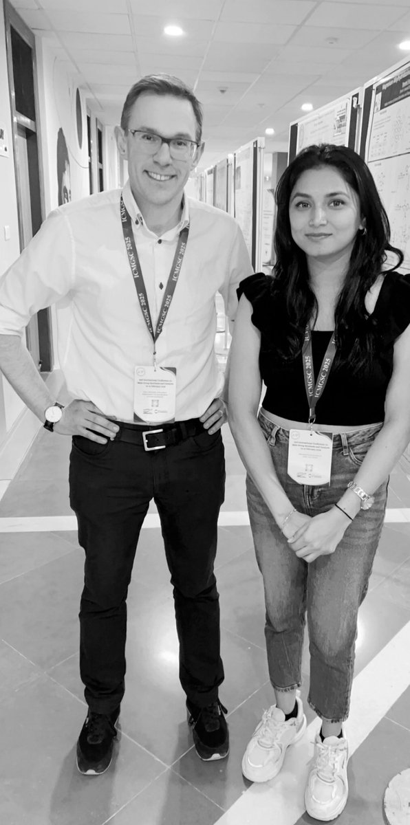 Prateeksha Ghanwat (@pratikshaghanw2) on Twitter photo I’m grateful for the opportunity to discuss my work and meet the person I’ve been following for my own research.!✨#Mike_Ingleson
Thankful to <a href="/RoySocChem/">Royal Society of Chemistry</a> <a href="/MainTvm/">Main Group Chemistry @ IISERTVM</a> and <a href="/DaltonTrans/">DaltonTransactions</a> for the opportunity..!
#ICMGSC2025 #PhD #Conference I’m grateful for the opportunity to discuss my work and meet the person I’ve been following for my own research.!✨#Mike_Ingleson
Thankful to <a href="/RoySocChem/">Royal Society of Chemistry</a> <a href="/MainTvm/">Main Group Chemistry @ IISERTVM</a> and <a href="/DaltonTrans/">DaltonTransactions</a> for the opportunity..!
#ICMGSC2025 #PhD #Conference