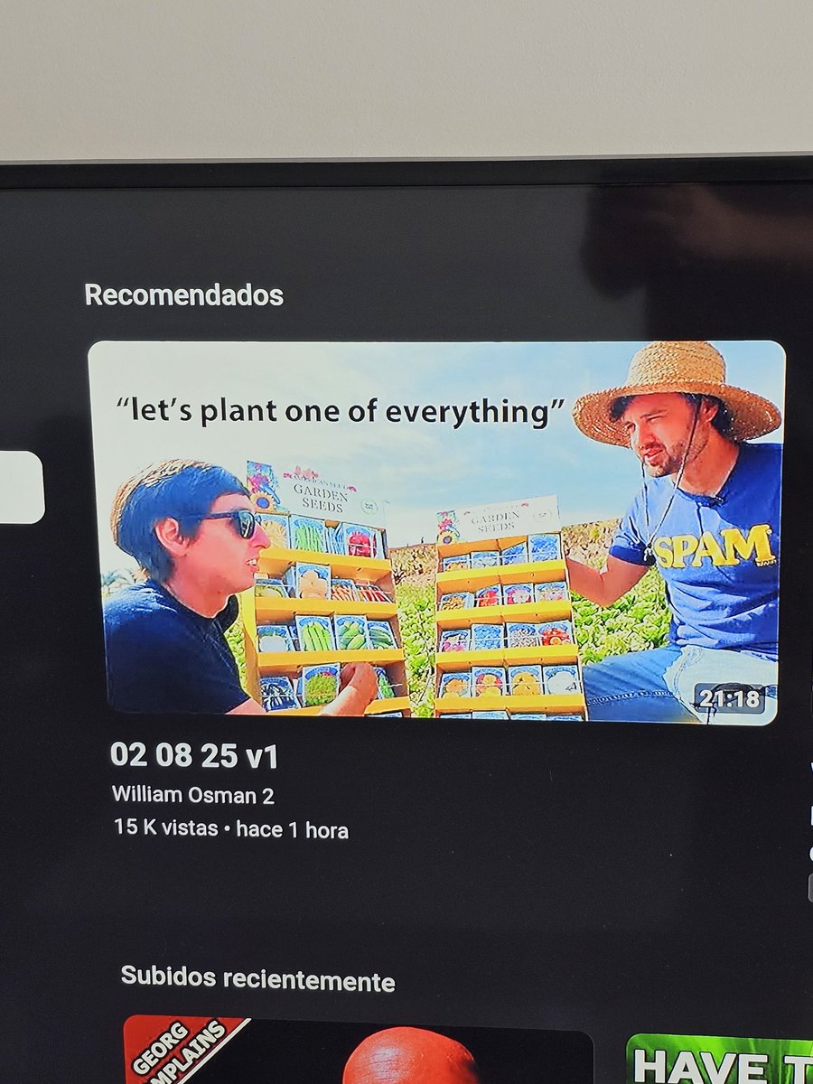 Is it just me or <a href="/YouTubeLATAM/">YouTube Latinoamérica</a> <a href="/YouTubeCreators/">YouTube Creators</a> is showing the file title instead of the actual title the creator wrote...
#youtube <a href="/WilliamOsman/">WilliamOsman</a> #jazza