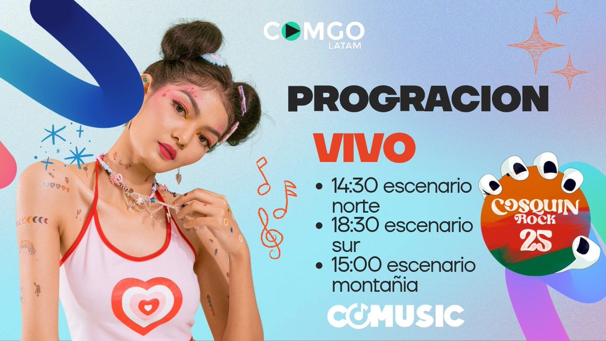 complejosurnet's tweet photo. Lesgo ? https://t.co/A5b8PlNl8Z cosquin rock 🤟  en vivo https://t.co/UbPFYUxVfY