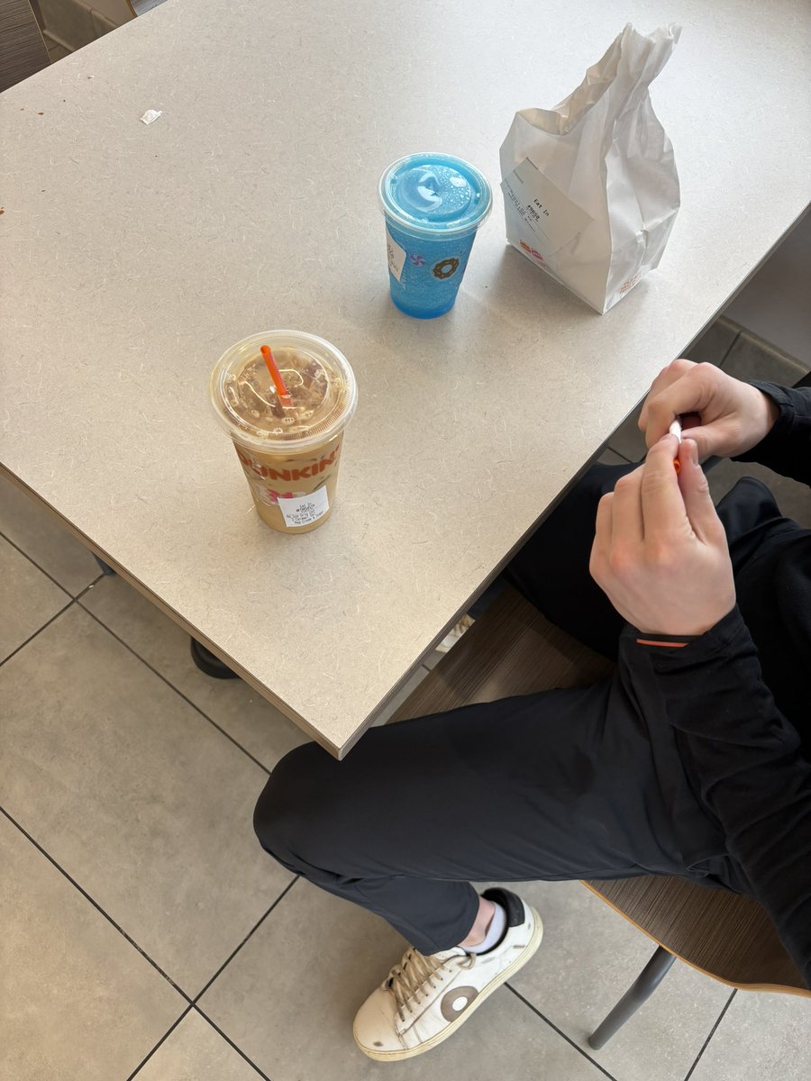 No words. Buying a coolatta at Dunkin hungover in the morning is like driving a Porsche with someone’s balls in ur mouth. #shrinkPHD