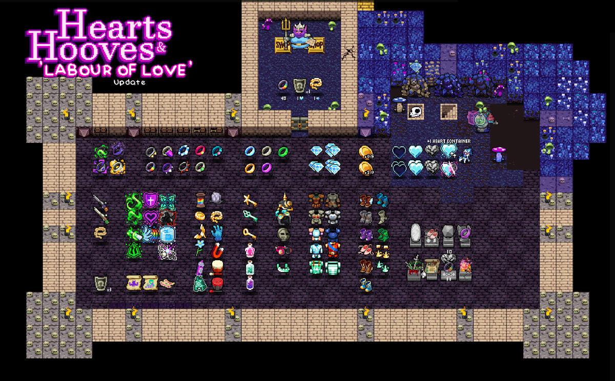 PonyCrypt's tweet photo. All of the patch logs and info regarding all three versions have been updated regarding the new update.
We're now working on minor tweaks such as some additional mod compatibility &amp; general fixes for a post-update patch.

For now, here's all the new items designs we've added! ✨ https://t.co/eShhvFfPNy