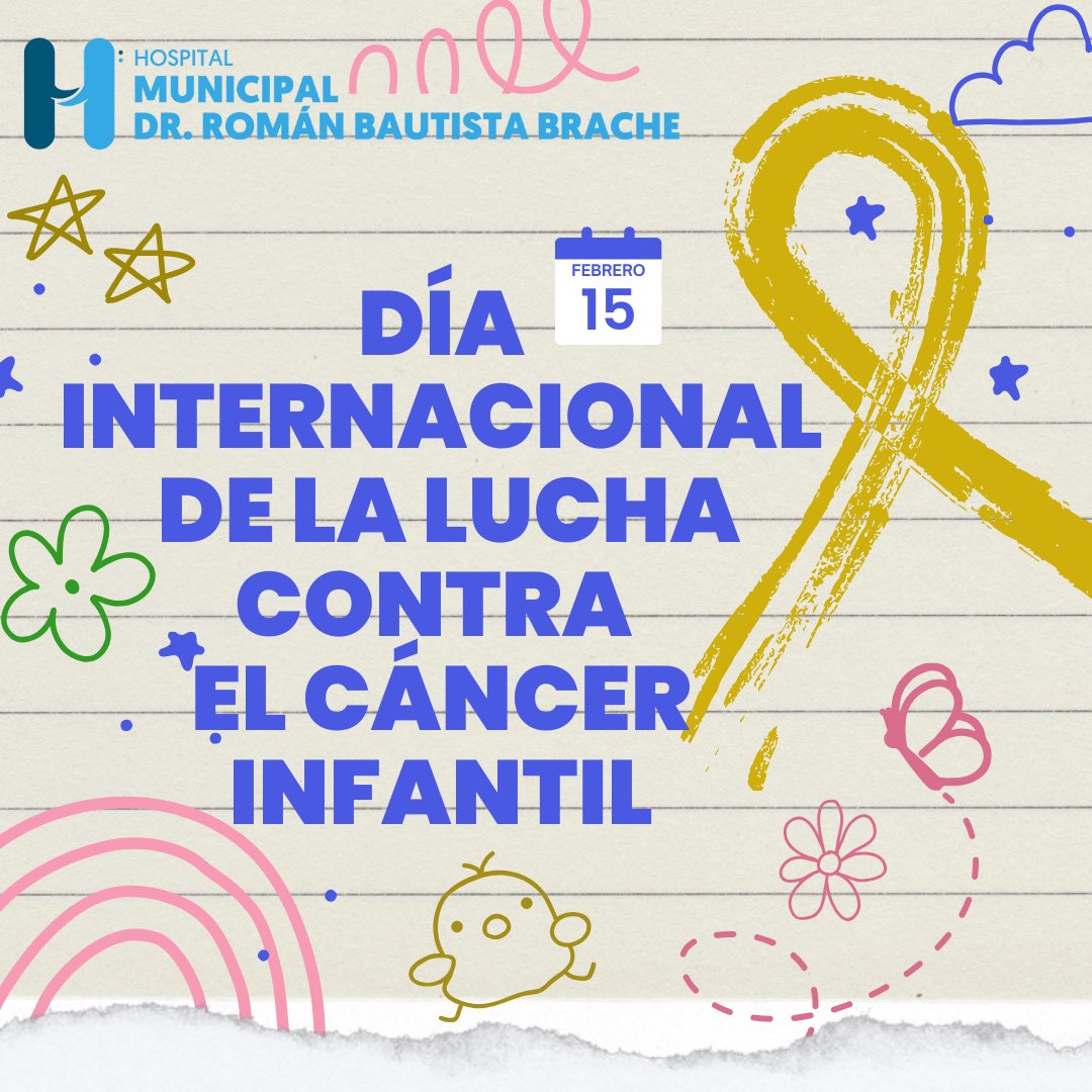 ℹ️🎗️| Se conmemora el 15 de febrero de cada año, con el objetivo de crear conciencia sobre esta enfermedad que afecta a muchos niños y adolescentes en el mundo.
Busca promover la detección oportuna, para incrementar las posibilidades de recuperación y mejorar la calidad de vida.