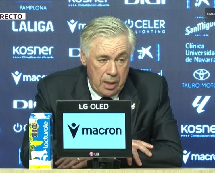 🚨 Ancelotti: "Red card? I think the referee was nervous. Bellingham said 'if that's a foul then that was a penalty, f*ck off', Bellingham didn't do anything to deserve a red card. The referee didn't understand English."