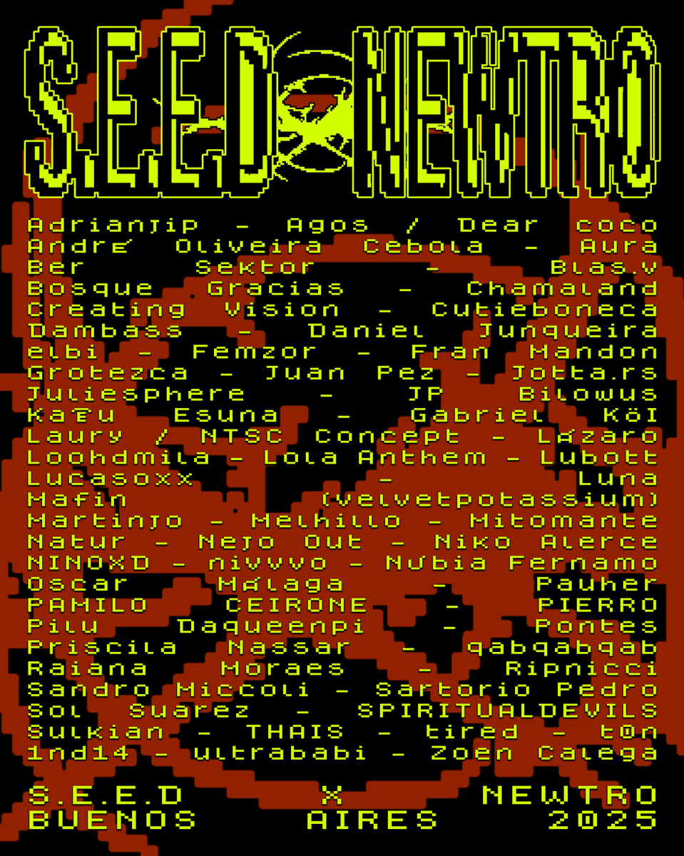 SEED_dao's tweet image. Today we’re hosting a collective exhibition experience curated by S.E.E.D, @NewtroArts and @BosqueGracias in Buenos Aires!!