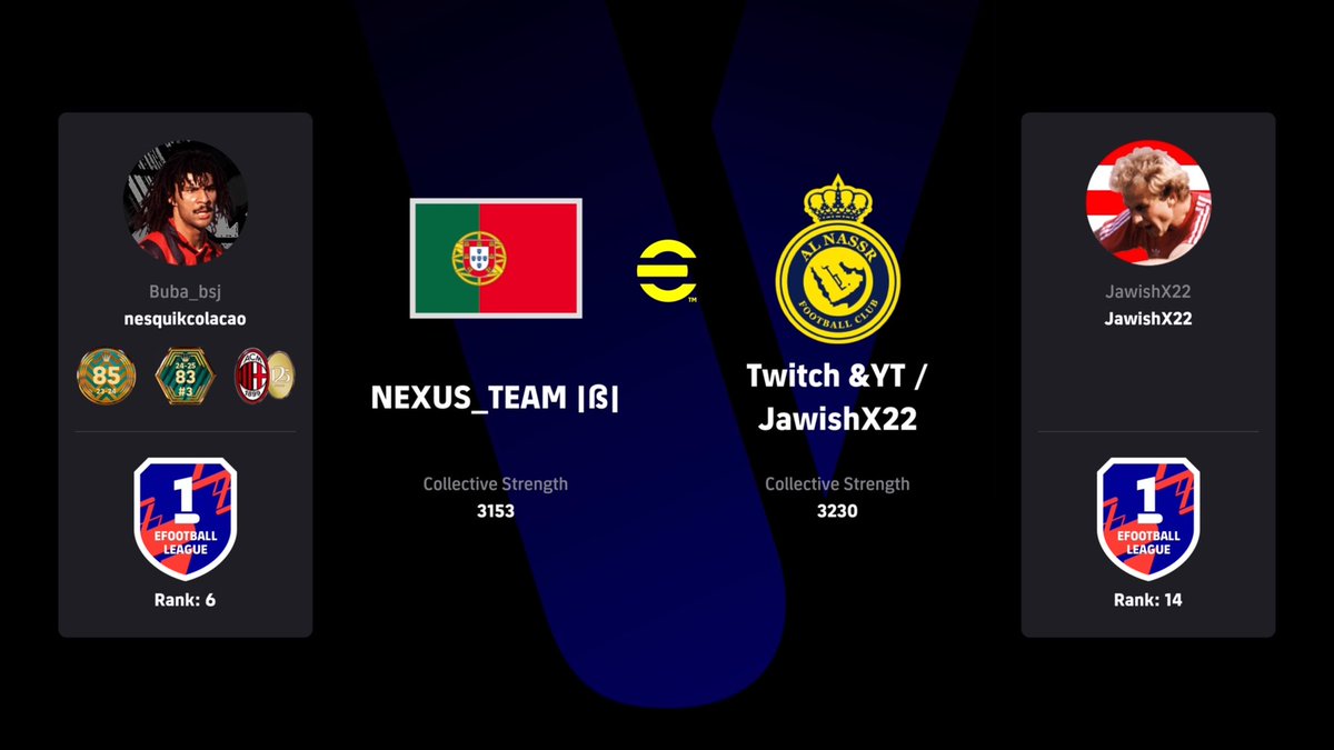 youtu.be/vZvj0VqFiRs?si…

Division match against Rank 6 player

#eFootball2025