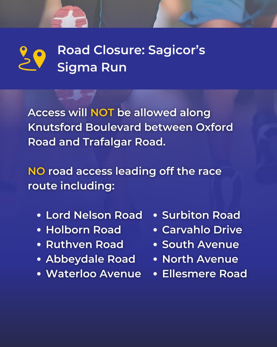 JISNews's tweet photo. Traffic Changes Alert! ⚠️
The Sagicor Group is set to host its annual charity event, the Sigma Run, on Sunday, February 16, 2025! 🏃♂️
As thousands hit the streets for a great cause, be sure to plan ahead for road closures.
Swipe to see the changes!
#SigmaRun2025 #RunForACause #RoadClosureUpdate