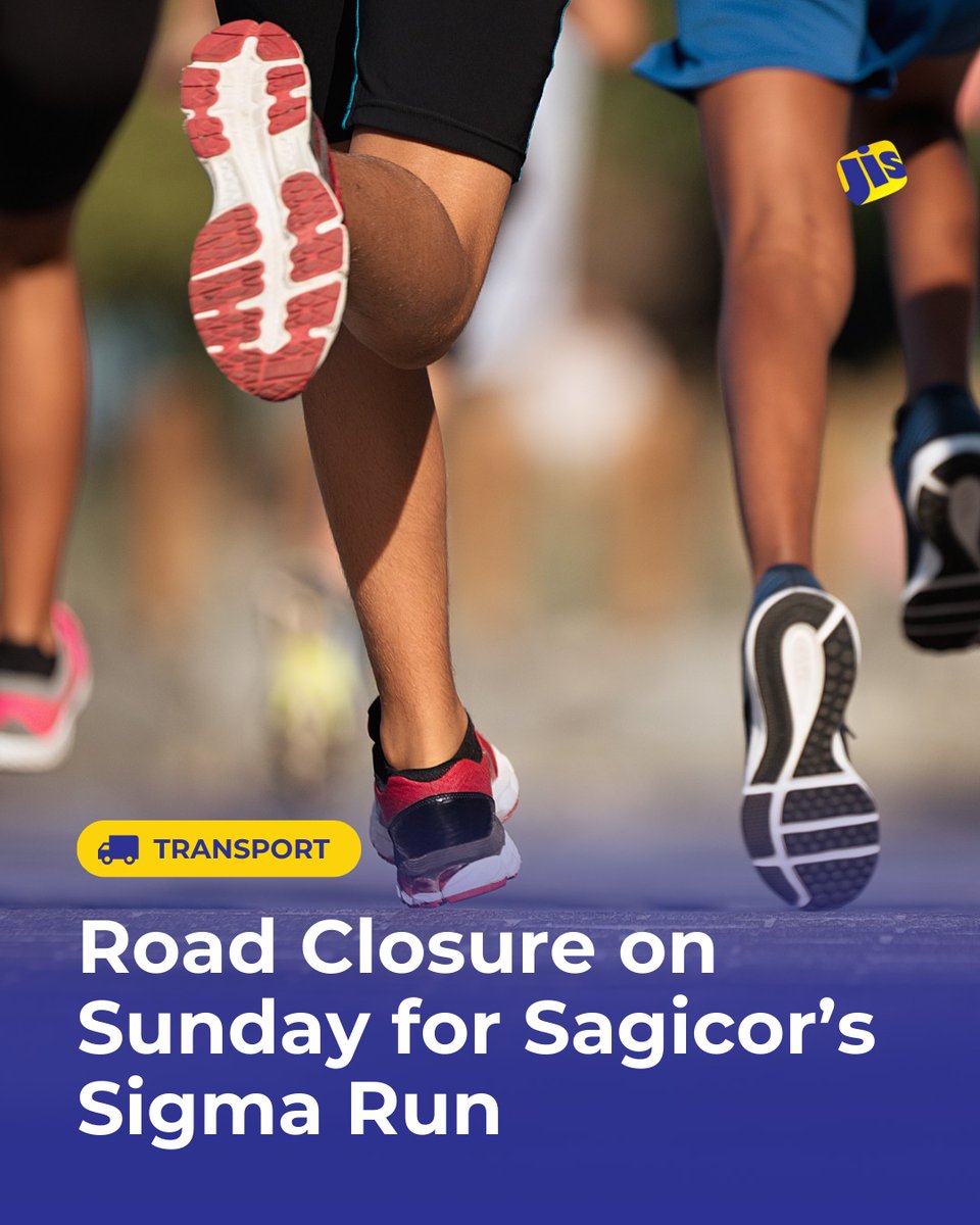 JISNews's tweet photo. Traffic Changes Alert! ⚠️
The Sagicor Group is set to host its annual charity event, the Sigma Run, on Sunday, February 16, 2025! 🏃♂️
As thousands hit the streets for a great cause, be sure to plan ahead for road closures.
Swipe to see the changes!
#SigmaRun2025 #RunForACause #RoadClosureUpdate