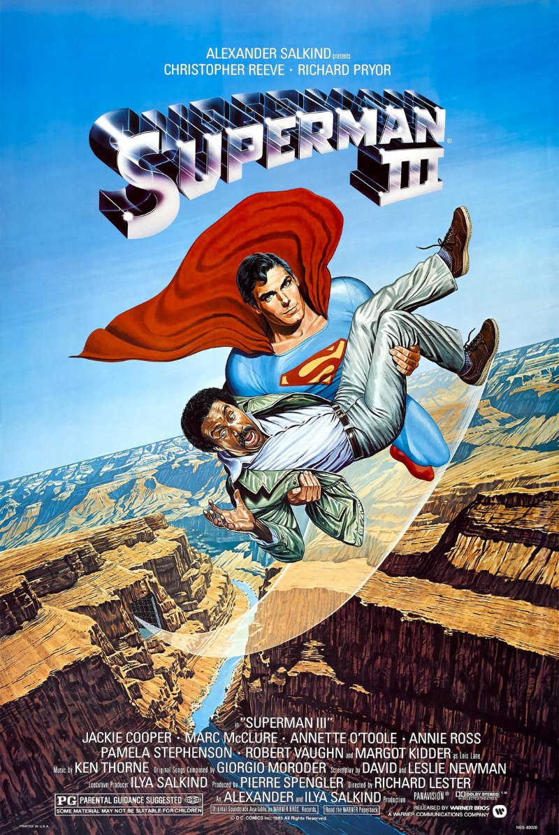 Unpopular opinion.  Superman III &amp; Superman IV are good movies.  #80s