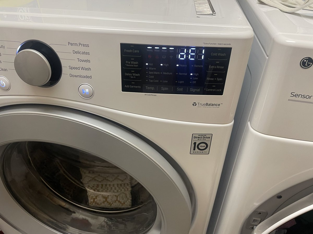 kenklippenstein's tweet image. Washing machine has gone woke