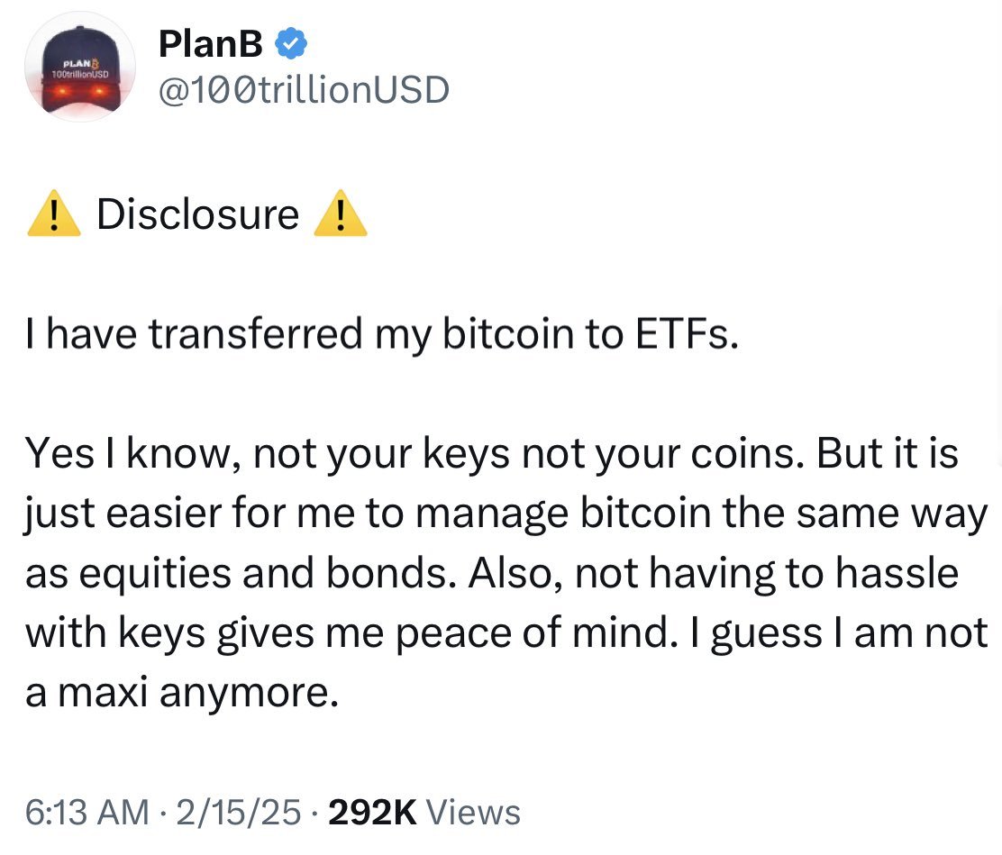 LMAOOOOO "I guess I am not a maxi anymore"

#BTC