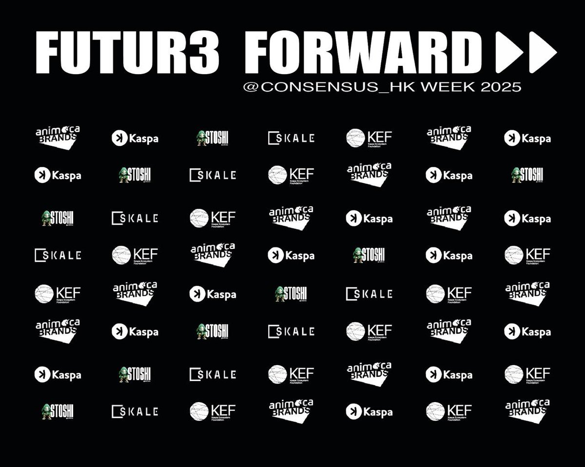 Kaspa Eco Foundation (KEF) (@kaspa_kef) on Twitter photo 📢📢📢 Week of <a href="/consensus2025/">Consensus 2025</a> Side Event:
Thanks to <a href="/drcliffordchoi/">cliffc2</a>, our HK Ambassador, who made this happen! We are glad to announce that <a href="/Kaspa_KEF/">Kaspa Eco Foundation (KEF)</a> is joining with <a href="/animocabrands/">Animoca Brands</a> <a href="/SkaleNetwork/">SKALE</a> <a href="/st0xix/">Stoshi</a> <a href="/bigaarcade/">BIGA</a> and <a href="/HKBAclub/">HKBA.club Hong Kong Blockchain Association 香港區塊鏈協會</a> to meet everyone at the #FUTUR3FORWARD! 📢📢📢 Week of <a href="/consensus2025/">Consensus 2025</a> Side Event:
Thanks to <a href="/drcliffordchoi/">cliffc2</a>, our HK Ambassador, who made this happen! We are glad to announce that <a href="/Kaspa_KEF/">Kaspa Eco Foundation (KEF)</a> is joining with <a href="/animocabrands/">Animoca Brands</a> <a href="/SkaleNetwork/">SKALE</a> <a href="/st0xix/">Stoshi</a> <a href="/bigaarcade/">BIGA</a> and <a href="/HKBAclub/">HKBA.club Hong Kong Blockchain Association 香港區塊鏈協會</a> to meet everyone at the #FUTUR3FORWARD!