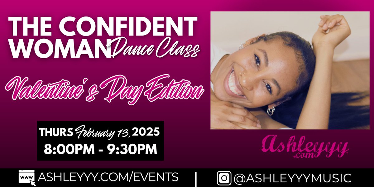 AshleyyyMusic's tweet image. 🌹 Hoping all my ladies had a lovely Valentine’s Day… and that you’re not too sore 🤭 cuz ya’ll WERKED!! 🔥 #theconfidentwoman

Stay tuned! 💨 ashleyyy.com/events
#danceclassesforadults #heelsclass #valentines2025 #ashleyyy💋