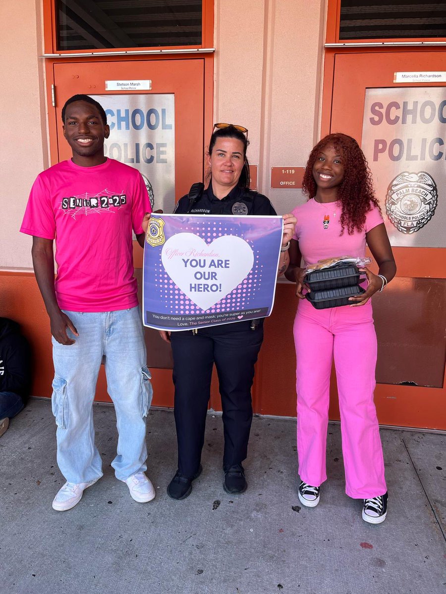 Grateful for our School Resource Officers and their dedication to keeping our school safe! #ThankYou #SROAppreciationDay