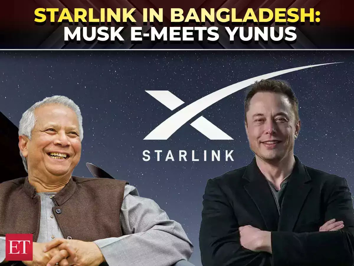 🇧🇩STARLINK EXPANSION: BANGLADESH NEXT?

Elon and Bangladesh’s Chief Advisor Muhammad Yunus discussed bringing Starlink to Bangladesh, a South Asian nation of 170 million people.

Yunus revealed their video call, where he invited Elon to visit and explore opportunities for the