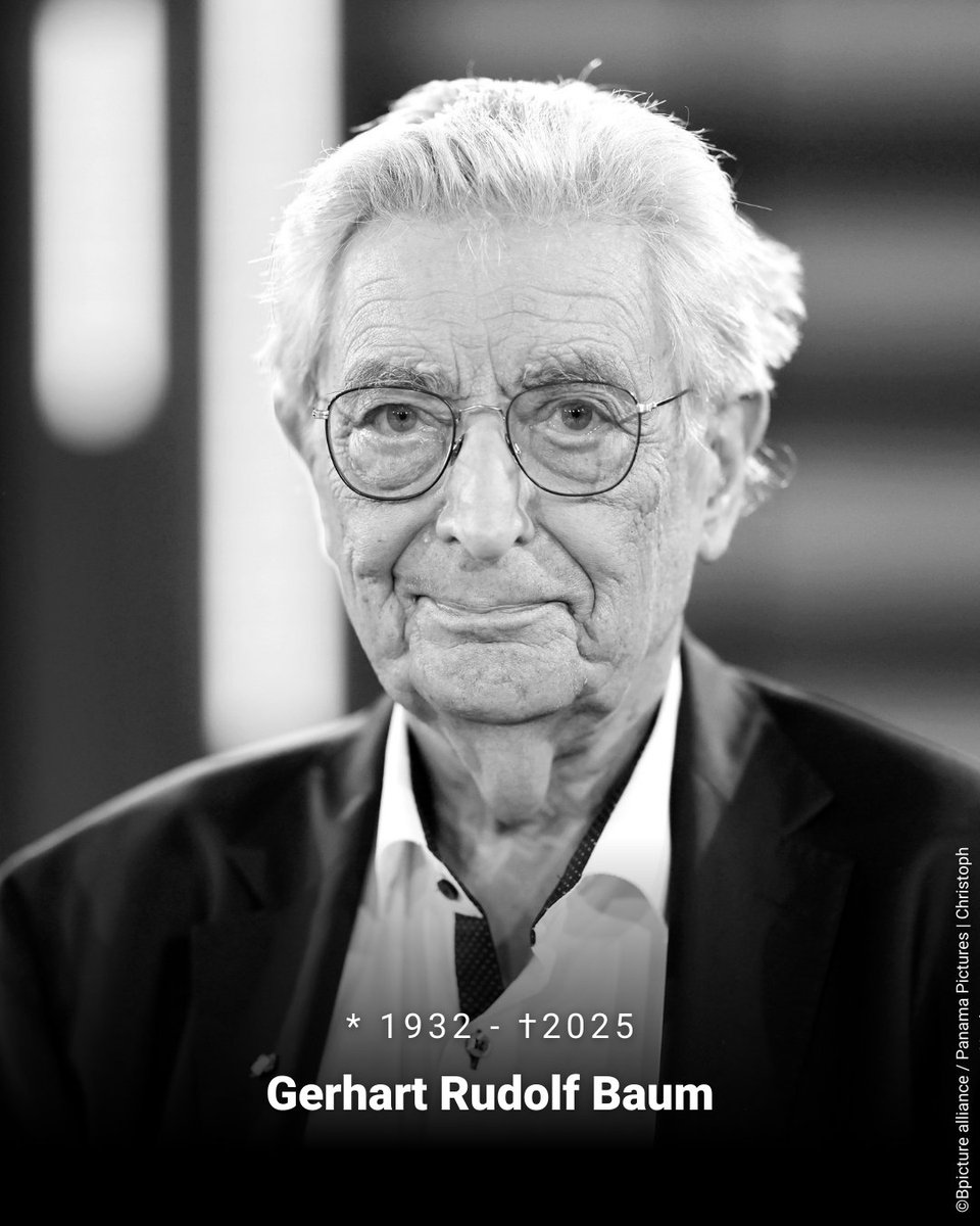 Friedrich-Naumann-Stiftung für die Freiheit (@fnfreiheit) on Twitter photo 🕊️Mit Gerhart Rudolf Baum verliert die Bundesrepublik Deutschland einen der bedeutendsten liberalen Politiker des 20. und 21. Jahrhunderts.
Für <a href="/sls_fdp/">Sabine Leutheusser-Schnarrenberger</a> war er „ein kritischer Mahner, ein politischer Überzeugungstäter und die soziale Seele des deutschen Liberalismus, der stets 🕊️Mit Gerhart Rudolf Baum verliert die Bundesrepublik Deutschland einen der bedeutendsten liberalen Politiker des 20. und 21. Jahrhunderts.
Für <a href="/sls_fdp/">Sabine Leutheusser-Schnarrenberger</a> war er „ein kritischer Mahner, ein politischer Überzeugungstäter und die soziale Seele des deutschen Liberalismus, der stets
