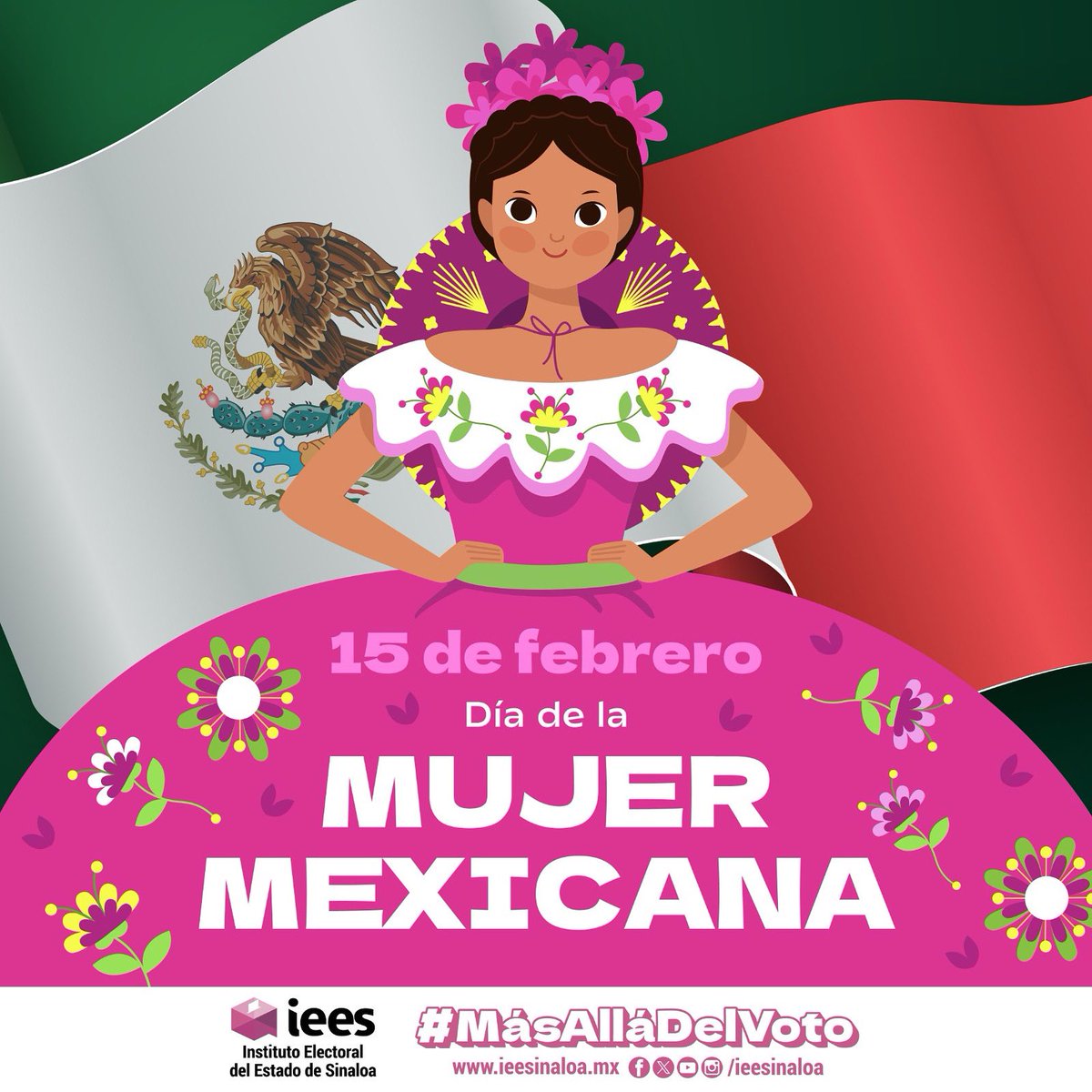 Hoy se conmemora el Día de la Mujer Mexicana, fecha para reconocer su lucha persistente por la igualdad de derechos civiles, políticos, laborales, económicos y sociales.

#MujerMexicana #Efeméride
#MásAlláDelVoto