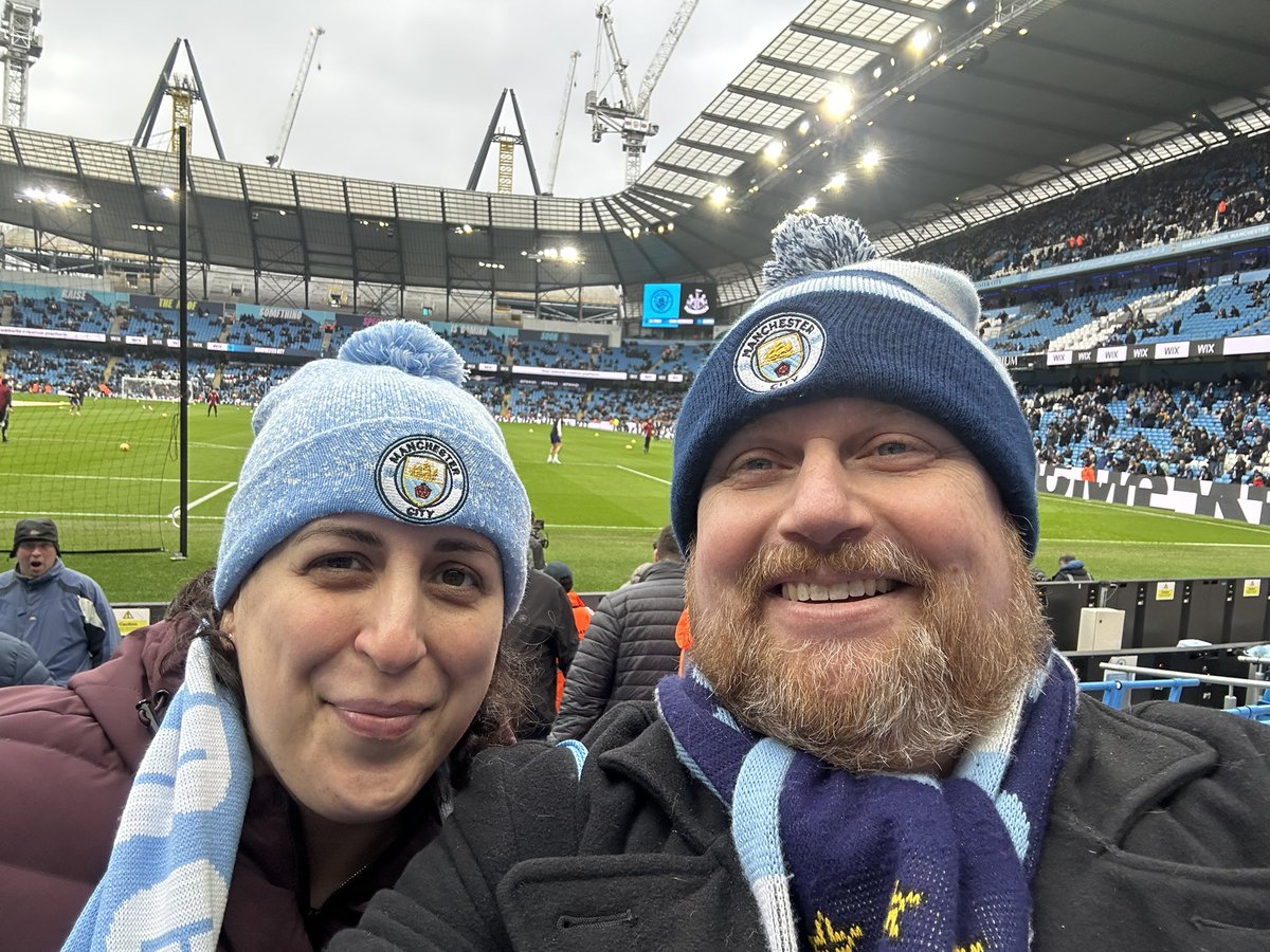 First match at the Etihad and it was glorious. Waited 11 years to see City at home, and it was worth it! @mancity