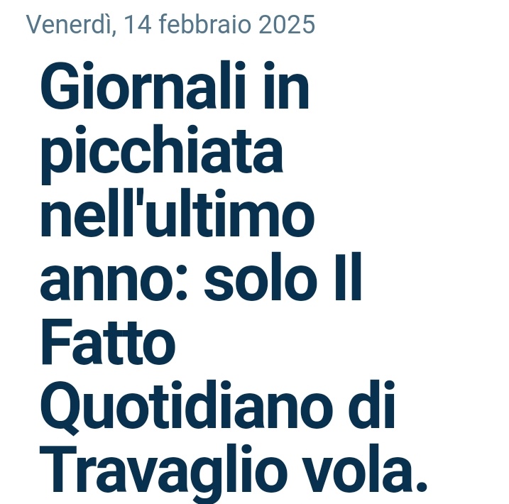 pieroomega's tweet image. Lo diciamo in tantissimi da sempre.
Grazie @marcotravaglio
@fattoquotidiano