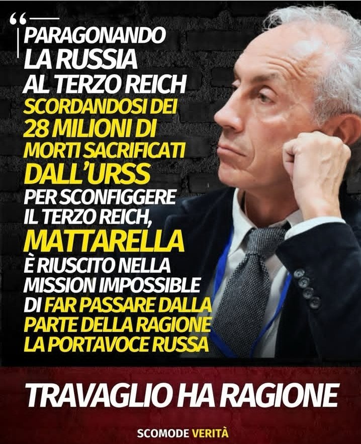 pieroomega's tweet image. Lo diciamo in tantissimi da sempre.
Grazie @marcotravaglio
@fattoquotidiano