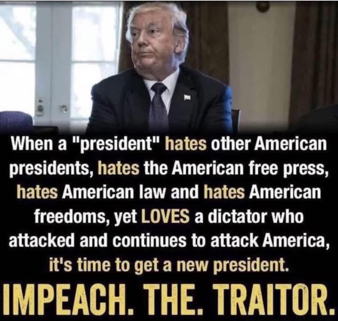 shepersisted369's tweet image. Sorry, @ZelenskyyUa, but with @realDonaldTrump, he betrays even his own country. 
We are terrified.
@PeteHegseth as Sec of Defense makes it worse. 
#january6
#insurrection
#domesticterrorist 
#traitor 
#betrayal 
#TrumpIsAConvictedFelon 
#TrumpisaNationalDisgrace 
@GOP 
#MAGA