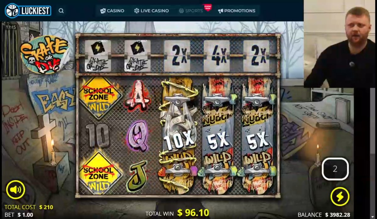 1% chance to get this bonus from Skate or Die on <a href="/CityNolimit/">Nolimit City</a> 

How much do you think it paid out?
kick.com/harriwagers?cl…

☝️check the clip here #bigwin #onlineslots #maxwin