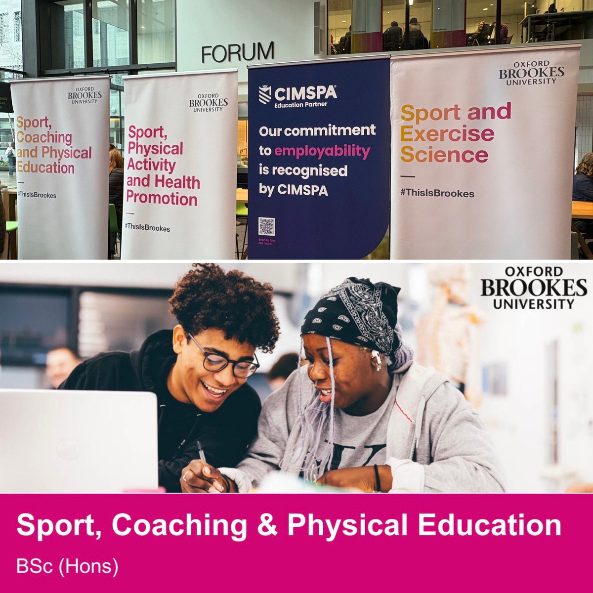 OBU Sport & Coaching Sciences (@obusportcourses) on Twitter photo Great to meet future Sport & Coaching Science students <a href="/oxford_brookes/">Oxford Brookes University</a> Open Day! Our degrees blend practice with theory, opening pathways in coaching or sport development. Aligned with <a href="/cimspa/">CIMSPA</a> standards, youâll graduate with industry-recognised qualifications to be sector-ready Great to meet future Sport & Coaching Science students <a href="/oxford_brookes/">Oxford Brookes University</a> Open Day! Our degrees blend practice with theory, opening pathways in coaching or sport development. Aligned with <a href="/cimspa/">CIMSPA</a> standards, youâll graduate with industry-recognised qualifications to be sector-ready