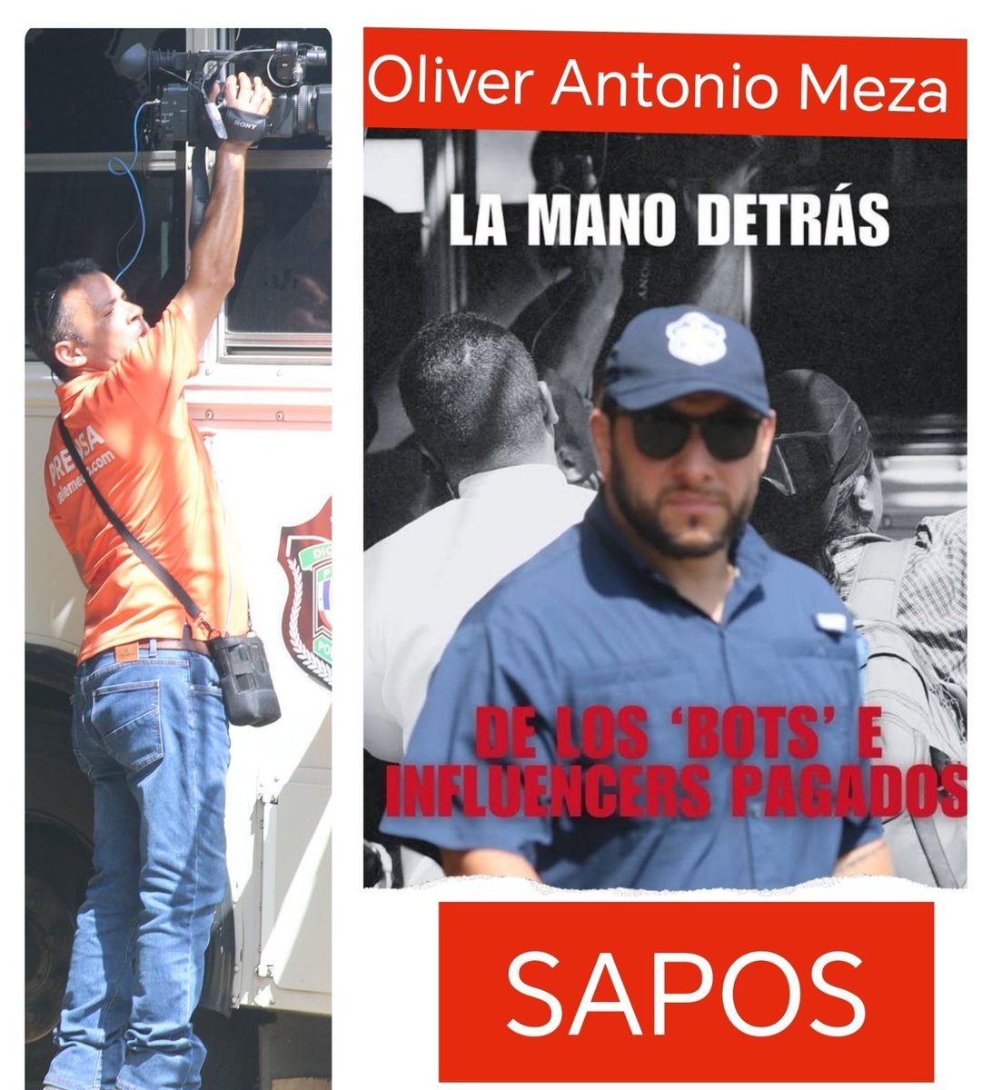 ClaridadPanama1's tweet photo. Pillados.
Camarógrafo de Medcom y supuesto influencer son Sapos de la Policía.
Estaremos informando de otros.
#EstaCajaSeDefiende https://t.co/oQprIdW9Dg