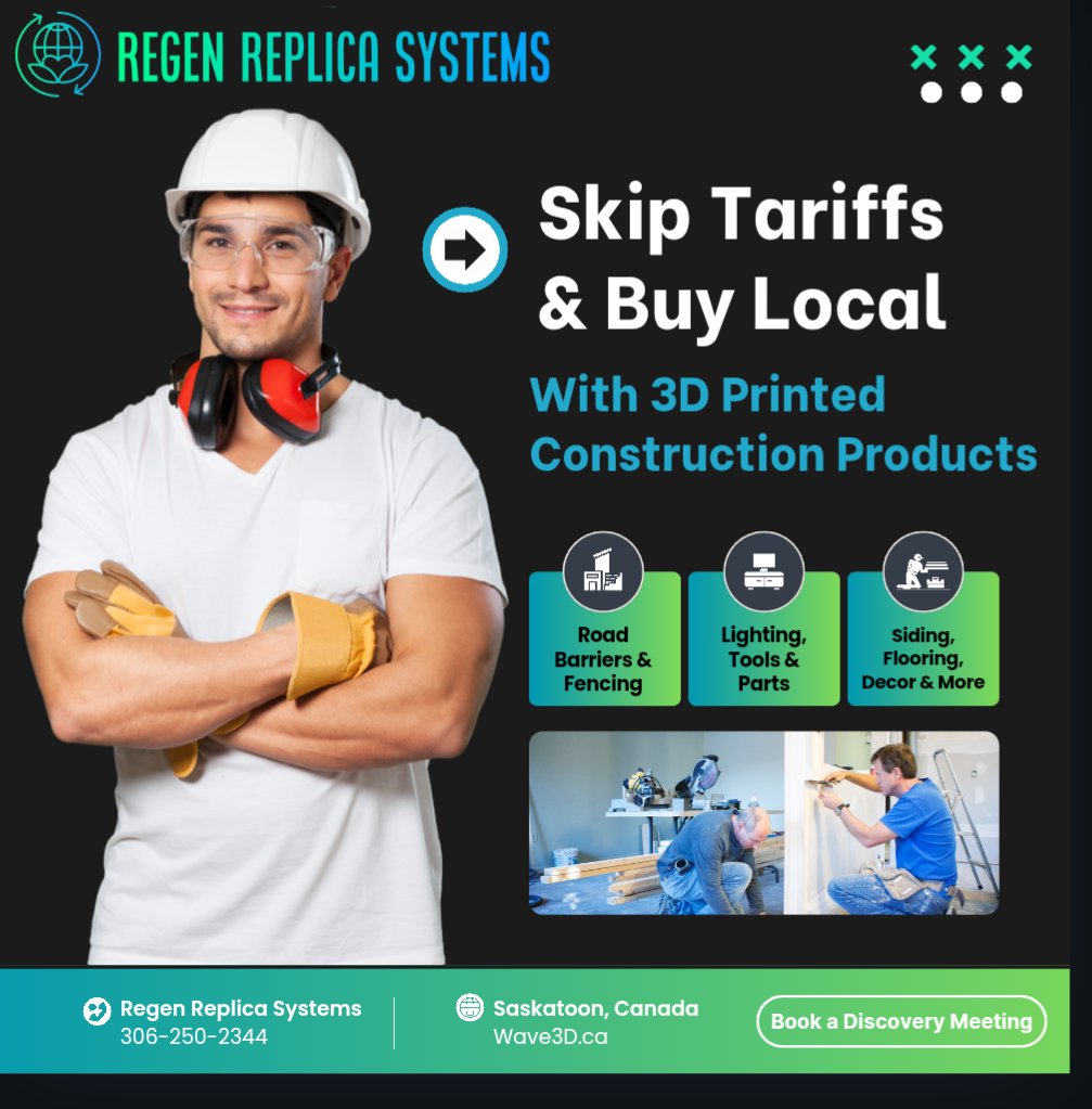 1222tech's tweet image. Game changing clean technology solutions for auto, agriculture, and construction waste converted into new products using 3D printing ✨♻️🌎

Interested to learn more? Book a discovery meeting to learn more

#recycling #regeneration #canada #womenintech