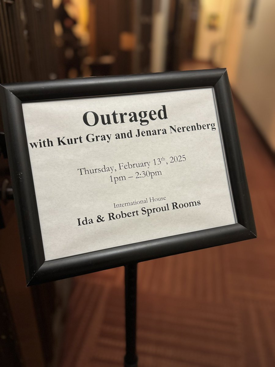 Jenara Nerenberg (@bopsource) on Twitter photo Great chatting with <a href="/kurtjgray/">Kurt Gray</a> this week about OUTRAGED and gathering <a href="/HdxAcademy/">Heterodox Academy</a> <a href="/hxaberkeley/">HxA Berkeley</a> <a href="/GreaterGoodSC/">Greater Good</a> for a stimulating discussion and audience Q&A. Viewpoint diversity for the win✌️ Great chatting with <a href="/kurtjgray/">Kurt Gray</a> this week about OUTRAGED and gathering <a href="/HdxAcademy/">Heterodox Academy</a> <a href="/hxaberkeley/">HxA Berkeley</a> <a href="/GreaterGoodSC/">Greater Good</a> for a stimulating discussion and audience Q&A. Viewpoint diversity for the win✌️