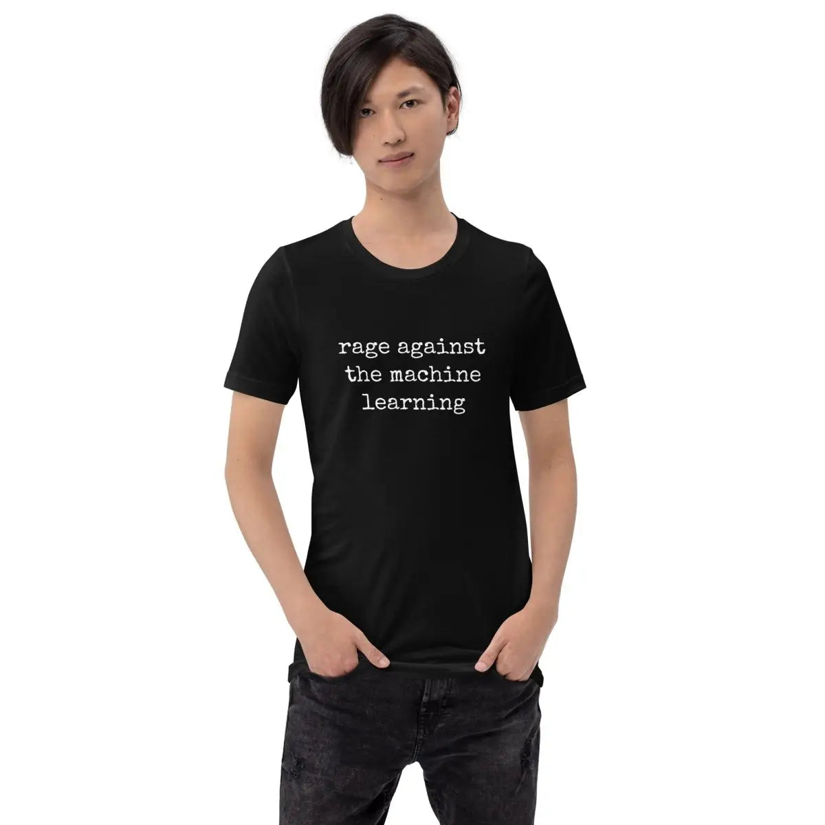 wwwAIstore's tweet image. rage against the machine learning T-Shirt (unisex)
± $18.99
artificial-intelligence.store/products/rage-…
Get the Rage Against the Machine Learning T-Shirt to show your unique AI-inspired style and rebellious spirit, perfect for any setting! #AIRebel #TechStyle #MachineLearningRevolution