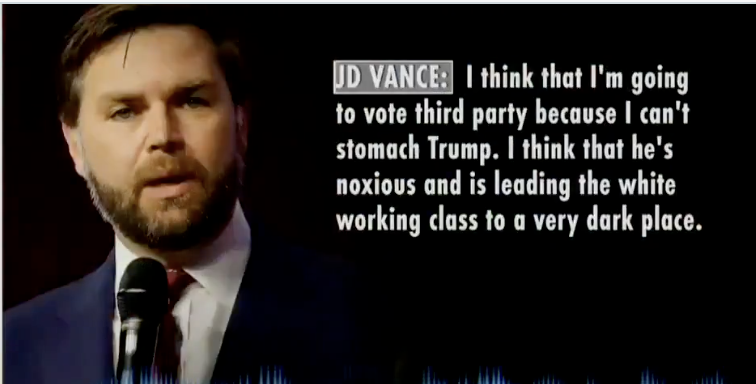 davetrott's tweet image. You'd never sell out the white working class, would you JD?
I mean not unless he offered you a job.