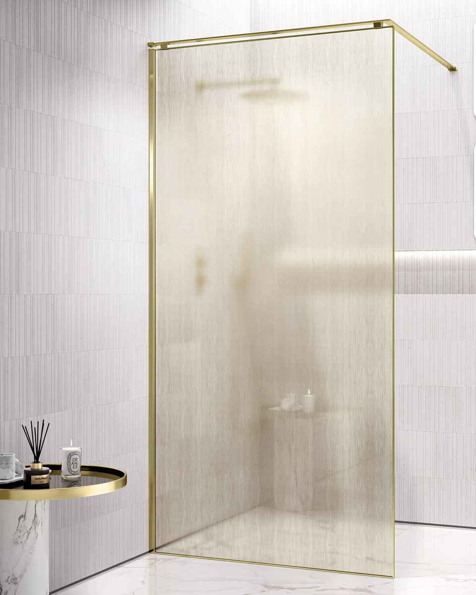 BathroomMUK's tweet image. We've brought a new design of brushed brass shower screens to our huge collection! This new Gold Mesh design is available in our Lyon and Munich brushed brass shower screens 💫

Shop here: bathroommountain.co.uk/shower-enclosu…

#goldbathroom #showerscreen #walkinshower