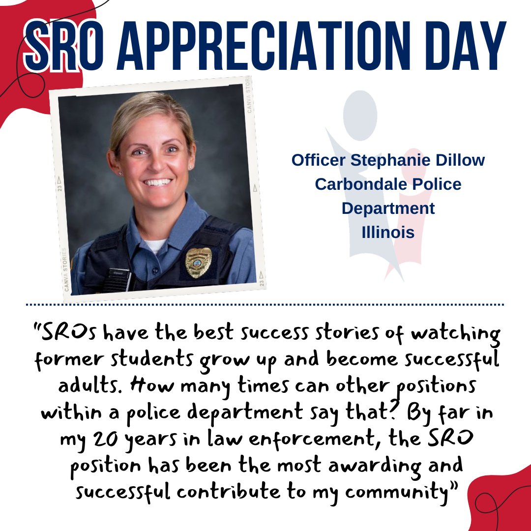 NASRO_Info's tweet image. "The SRO position is the most awarding position at a police department," Officer Dillow said. You can read more about Officer Dillow here: nasro.org/main/sro-appre…

#SROAppreciationDay2025