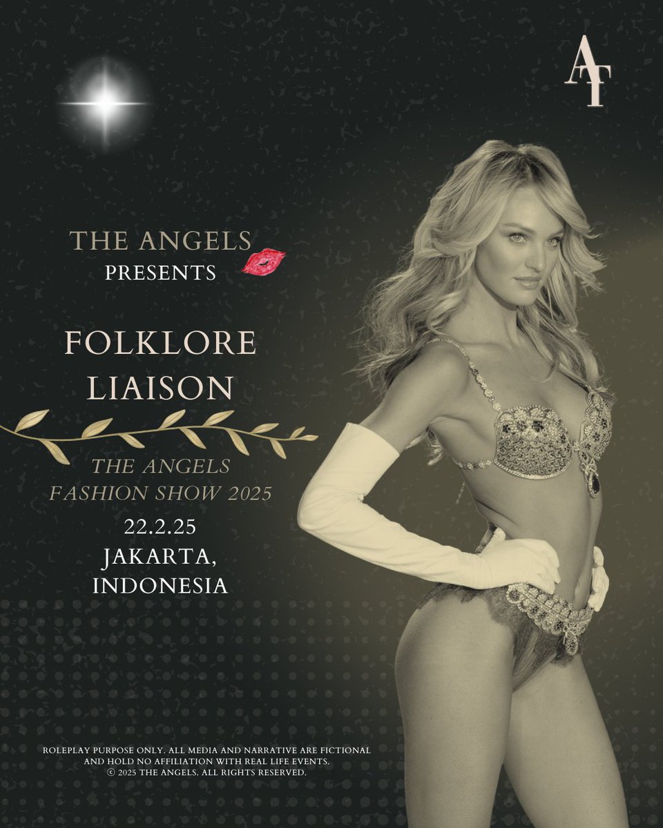 ⠀⠀⠀ 
⠀⠀⠀ 
⠀⠀⠀⠀⠀⠀   𝓣𝓱𝓮 𝓐𝓷𝓰𝓮𝓵𝓼
⠀⠀⠀⠀⠀⠀        presents

⠀⠀⠀⠀⠀  𝑭𝒐𝒍𝒌𝒍𝒐𝒓𝒆 𝑳𝒊𝒂𝒊𝒔𝒐𝒏
⠀⠀⠀ The Angels Fashion Show
⠀⠀⠀ ⠀⠀⠀ ⠀⠀⠀2025
⠀⠀⠀ 
⠀⠀⠀