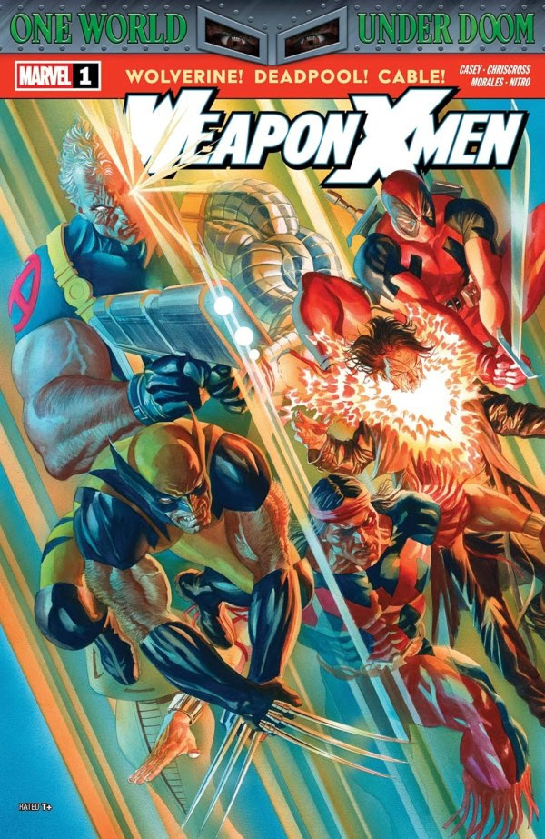 beytomcomics's tweet image. Hop in nerds, we have some 90's action to re-live! Deadpool, Wolverine, Cable, Thunderbird, and Chamber team up for the fight of their lives, searching for a hidden enemy! The rules of engagement for this new X-Team? Show no mercy! WEAPON X-MEN #1 by #JoeCasey &amp;amp; #ChrisCross!