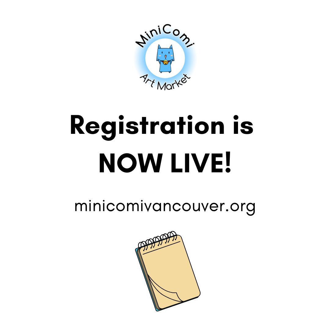 🎉 REGISTRATION FOR MINICOMI 2025 IS NOW OPEN! 🎉 #minicomi2025

Registration will close on Monday March 3rd, 2025 at midnight. A reminder that artists will be selected via part-lottery, part-jury system. Good luck artists! 🎨

✍️ REGISTER: minicomivancouver.org/minicomi-2025-…