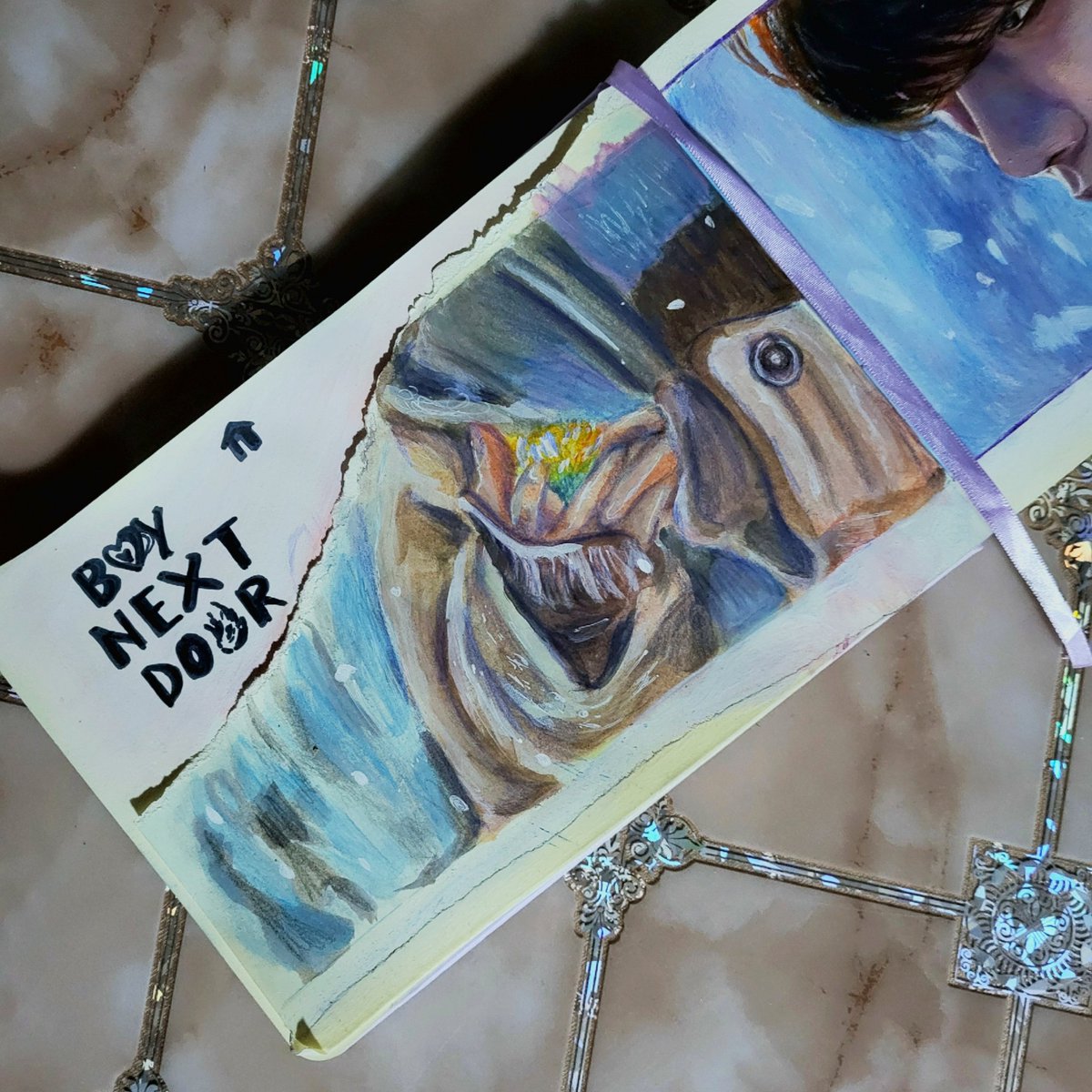 ArtyMello's tweet photo. ❄️ 오늘만 I Love You ❄️ 한태산 🎨🖌

#BOYNEXTDOOR #TAESAN #painting #fanart #BOYNEXTDOORfanart #한태산 #오늘만_ILOVEYOU #IfISayILoveYou @BOYNEXTDOOR_twt @BOYNEXTDOOR_KOZ https://t.co/6t3S0BO5Wb