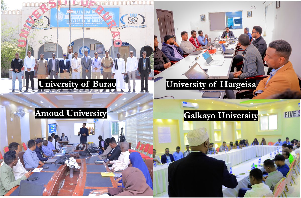 We have successfully completed a week-long series of workshops, including Campus Network Operations &amp; Direct Engineering Assistance (DEA) and Innovative Approaches to Teaching and Learning in Higher Education, for our member institutions in Hargeisa, Burao, Borama, and Galkayo.
