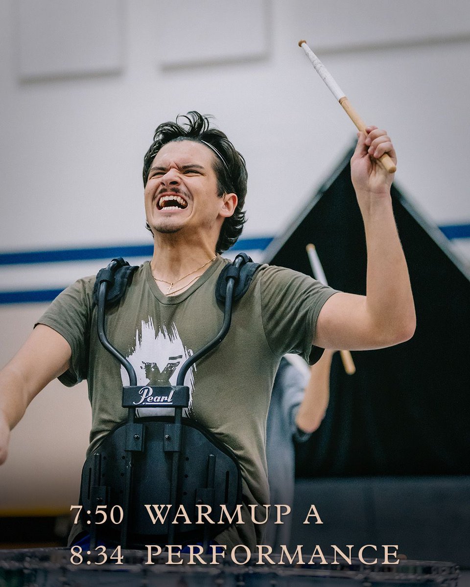 RhythmXinc's tweet photo. Excited to see everyone tonight at IPA Franklin Central! 🫴🎨

#RhythmX #X25 #HandsOfTheCreation #IPA2025 #WGI2025 #Pearl #Adams #Sabian #FJM #Evans #Promark #Daddario #PI #DPGPerforms #Seavine #UDB #ForteAthletics #ApollaPerformance https://t.co/libI2IP5lB