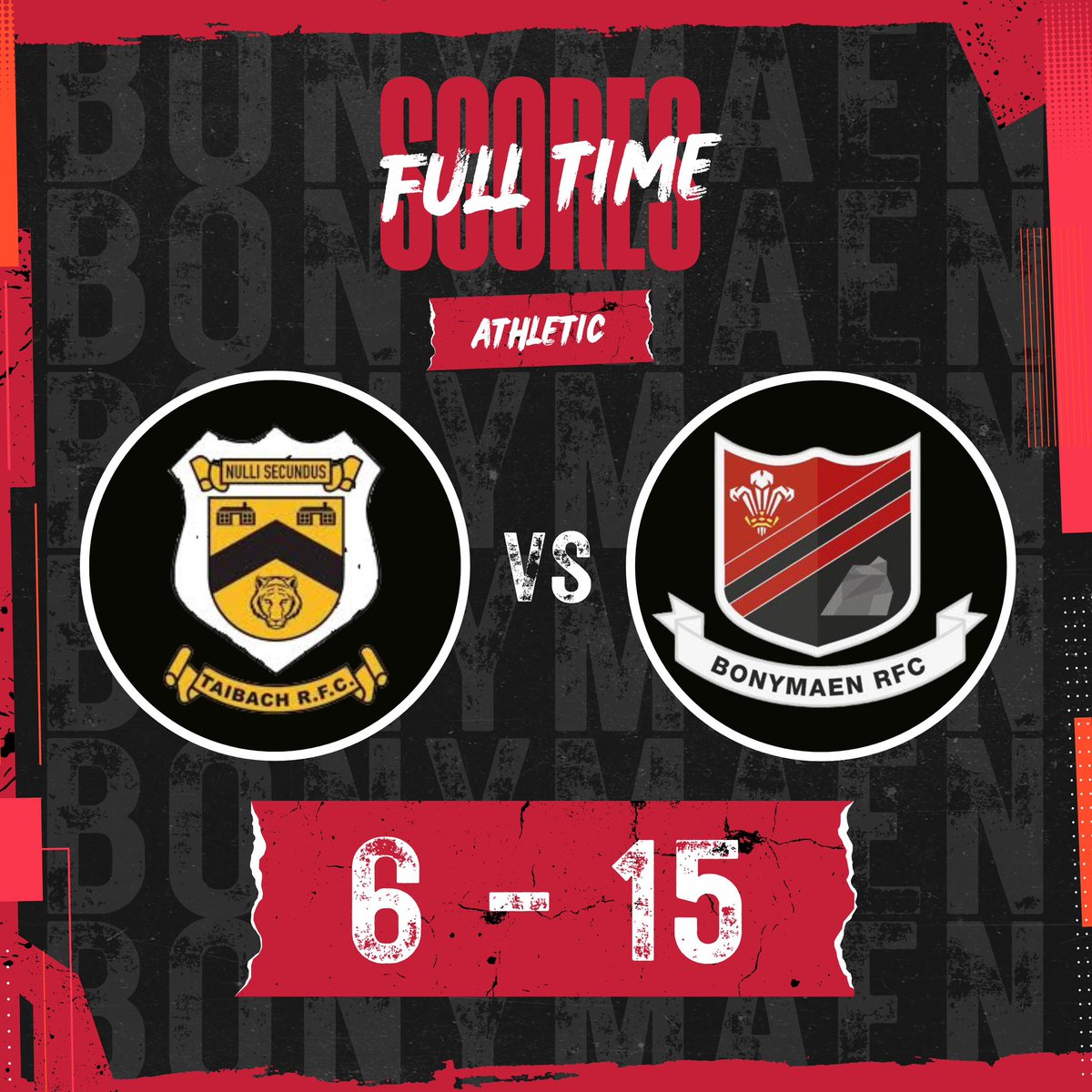 Bonymaen Athletic win away to Taibach, remaining undefeated 🔴⚫️