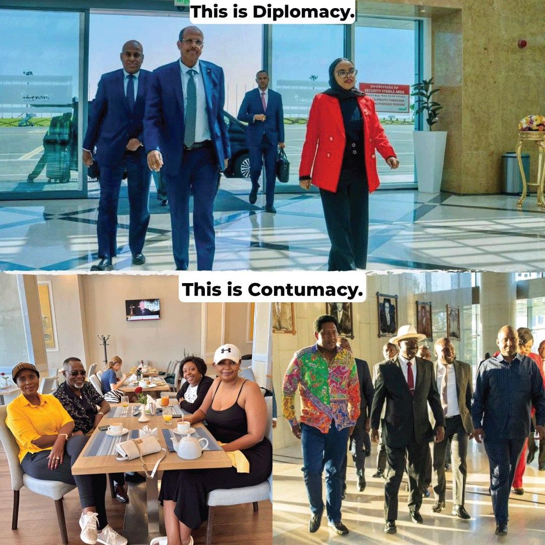 _James041's tweet photo. Yussuf Mohamoud walked in with only 3 people.

His wife, P.A and a minister.

Raila Odinga carried harlots, sodomites, despots, and all scumbags,

And expected to win.

God is not Otieno and you will not believe! https://t.co/QDNCV1372p