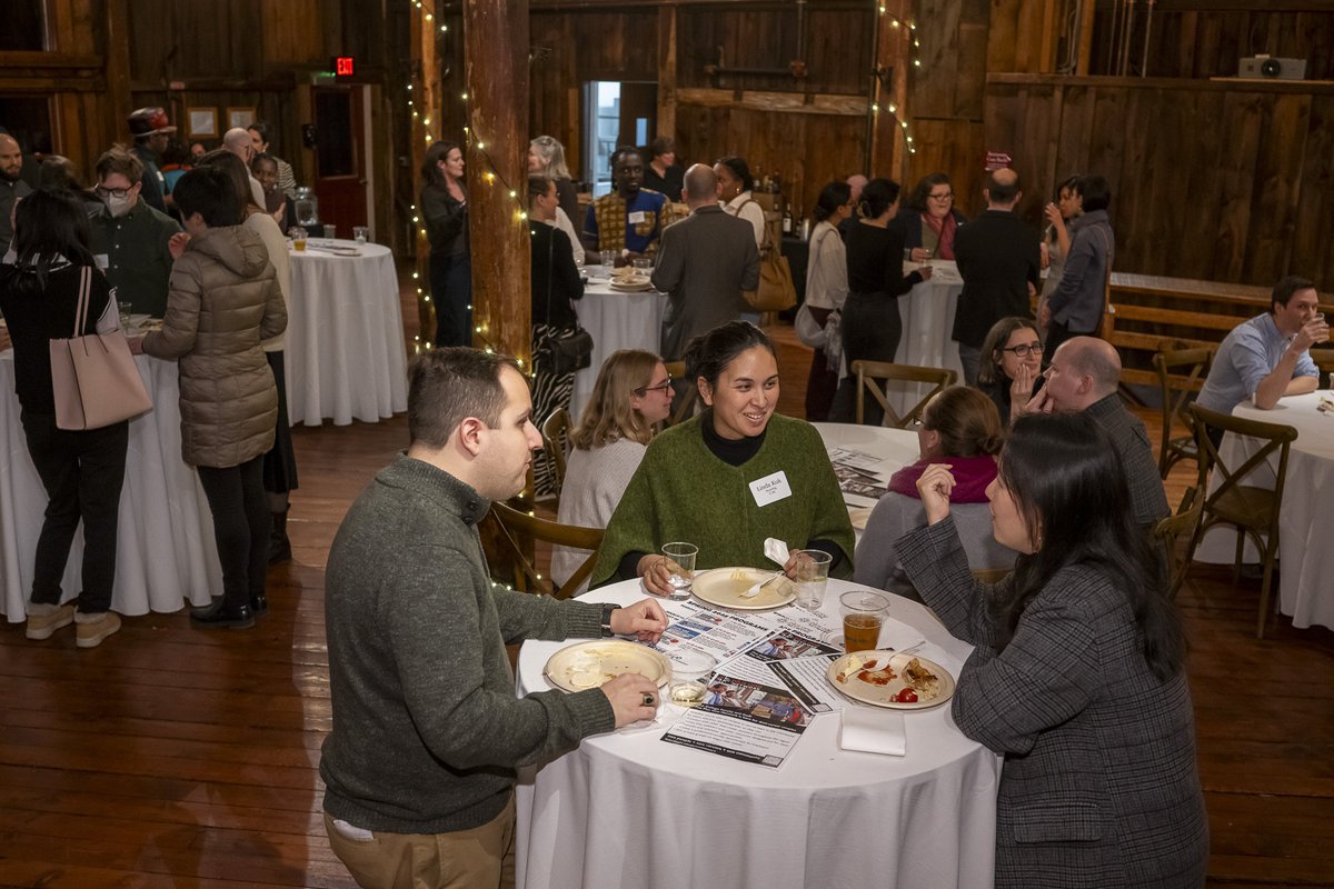 🤝 The Five Colleges new faculty reception on Wednesday was a lively opportunity for faculty members to meet colleagues from other campuses.   
Thank you to all who attended—we were happy to have you!