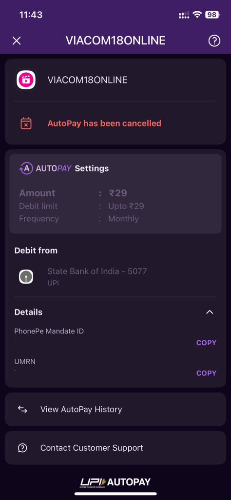 ArBhola's tweet photo. @JioCinema @JioHotstar @JioCare @reliancejio What fraud game are you playing. You switch jio cinema to jio hotstar. I already have jio fibre which means hotstar is already subscribed. Then you deliberately do an auto deduction for jio cinema just one day before switching. Why?? https://t.co/8JV7gWzStU