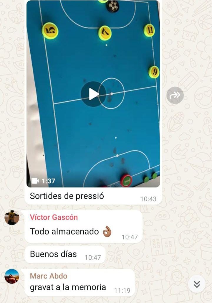 Todo almacenado. Gravat a la memoria.