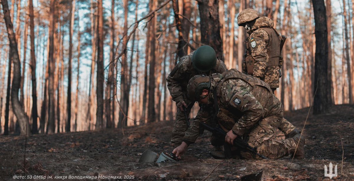 Sappers work quietly, unseen, but without them, there's no moving forward.

📷: 53rd Mechanized Brigade