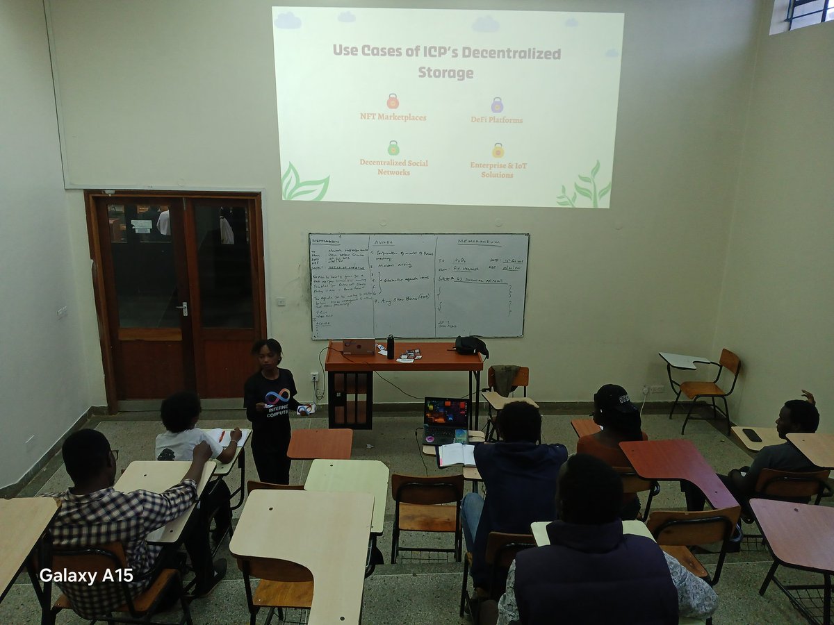 icpinnovate_kca's tweet photo. What an amazing session we had today learning about decentralized data storage on icp 🔥
@icphub_KE 
@icpinnovate_kca https://t.co/e5OvPdwf15