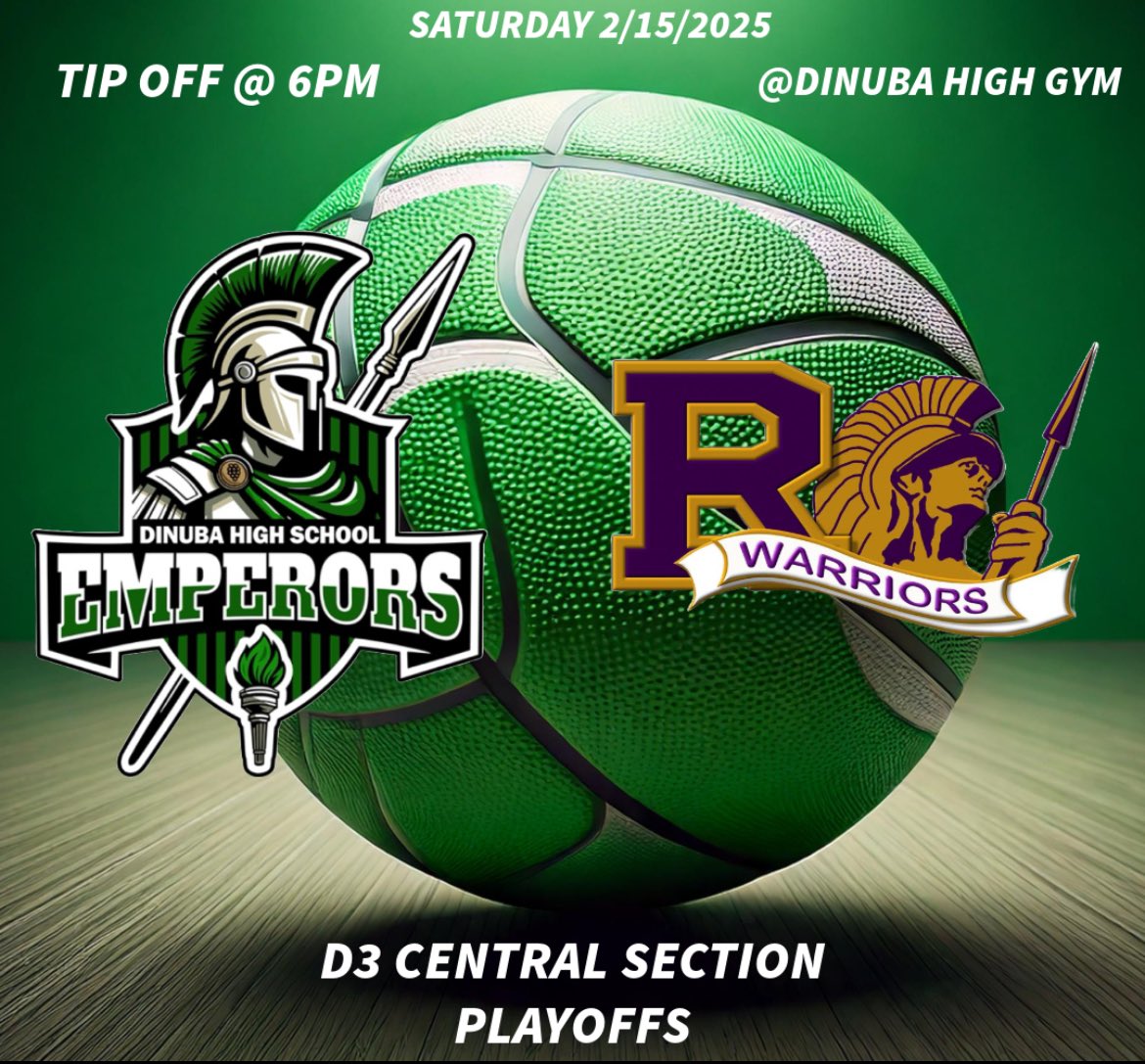 Round one of the Division 3 playoffs starts tonight at home vs Righetti HS. 

Game time is 6pm.

Go Emperors!